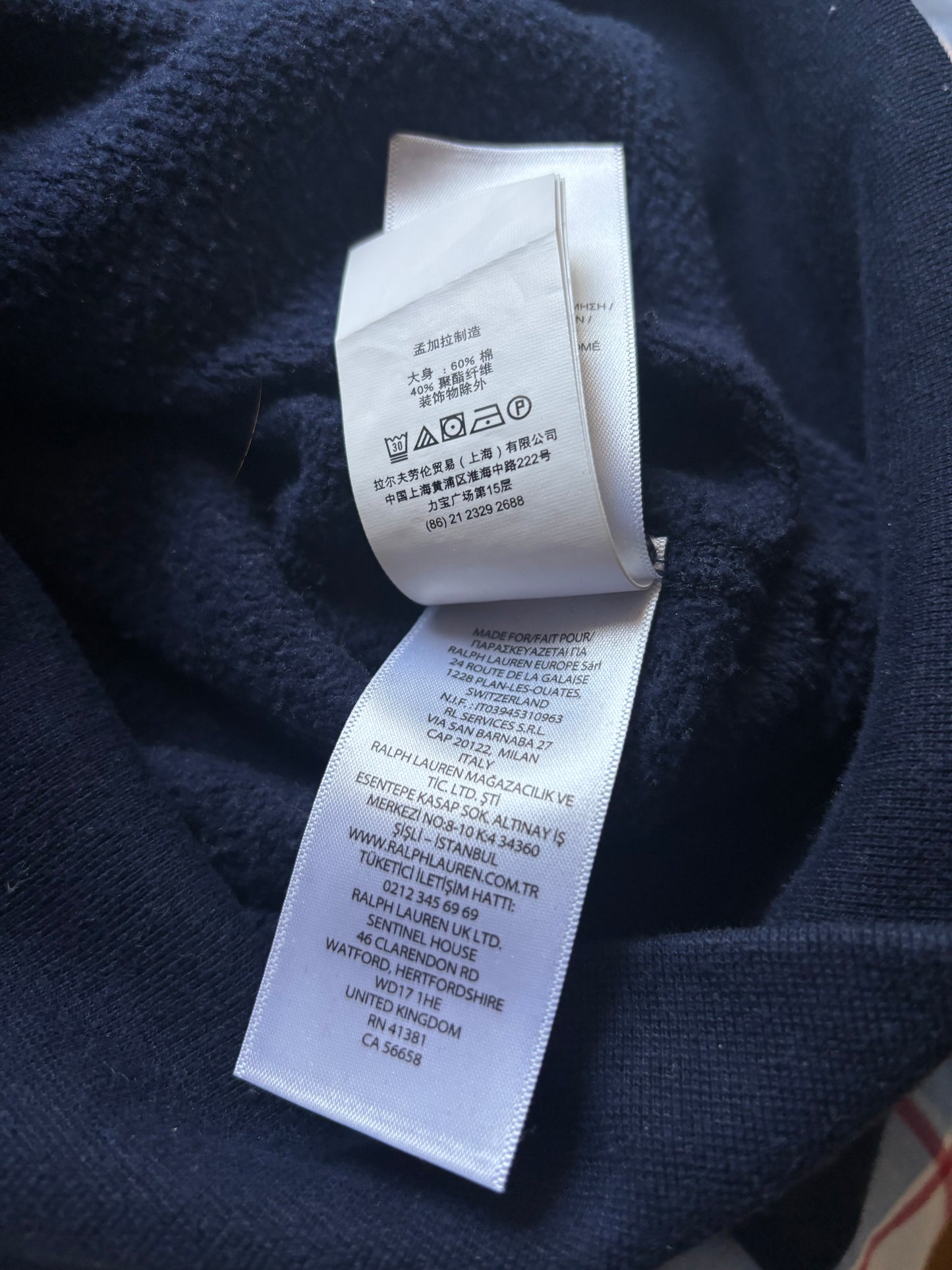 Ralph Lauren zip hoodie