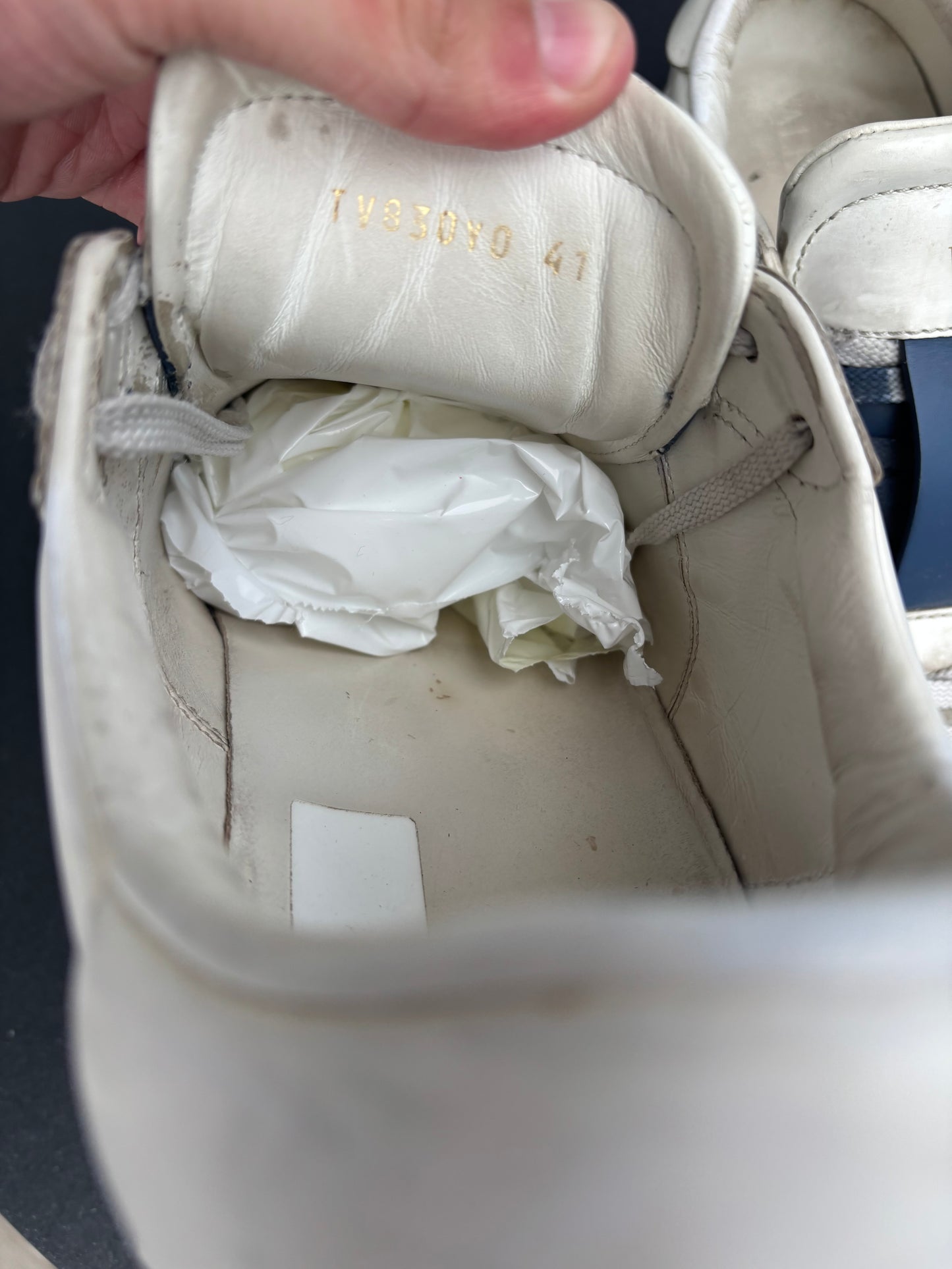 Valentino Garavani Open Sneakers Vit/Blå – Strl 41 – Snabb frakt & retur