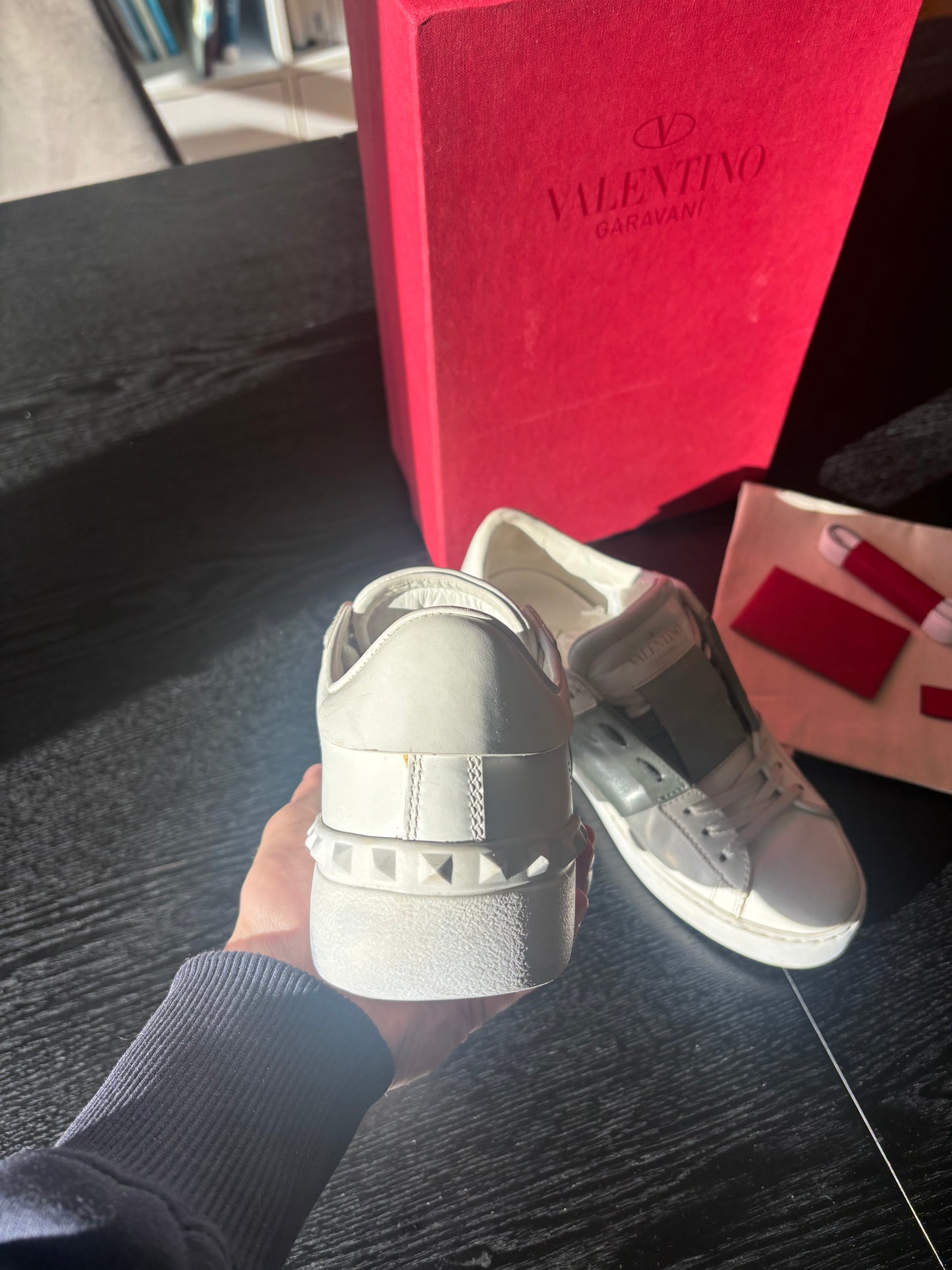 Valentino open Light grey